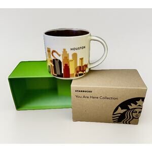 NEW Starbucks You Are Here Collection Houston TX Coffee Cup Mug 14oz New In Box